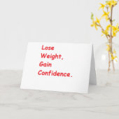 Gewichtsverlust Karte (Gelbe Blume)