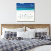 Gewichtsverlust Motivierend Leinwand: Strand 03 Leinwanddruck (Insitu (Schlafzimmer))
