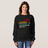 Gewichtsverlust oder Bleibe Fett Funny Fitness Spa Sweatshirt (Vorne ganz)