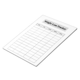 Gewichtsverlust-Tracker  Notizblock