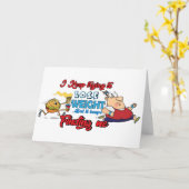 Gewichtsverlust Witziges Design des Cartoon Karte (Gelbe Blume)