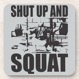 Gewichtszunahme - Aufziehen und Aufsetzen Getränkeuntersetzer