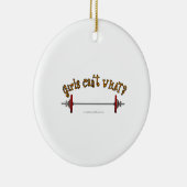 Gewichtszunahme - Barbell Keramikornament (Rechts)