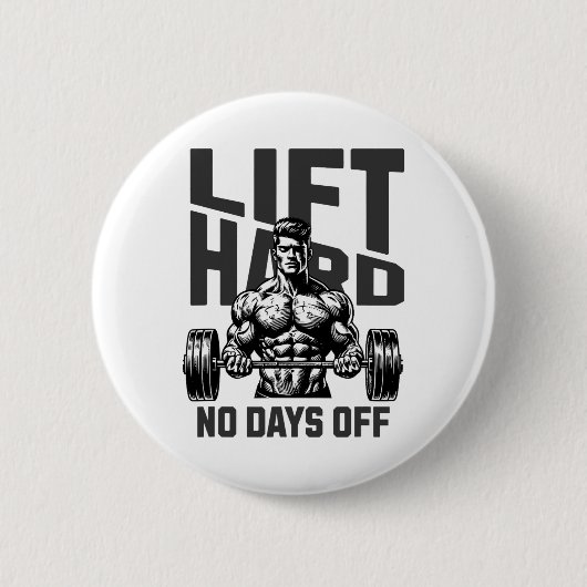Gewichtszunahme Bodybuilding Gym Motivation Sprich Button (Vorderseite)