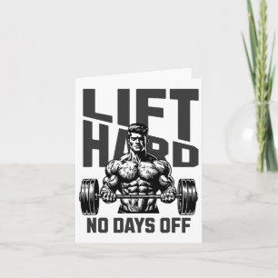 Gewichtszunahme Bodybuilding Gym Motivation Sprich Karte