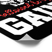 Gewichtszunahme Bodybuilding ist erlaubt, wenn Sie Poster (Ecke)