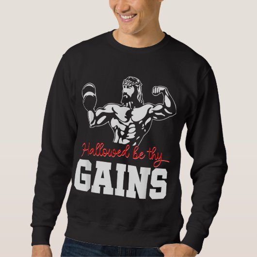 Gewichtszunahme Bodybuilding ist erlaubt, wenn Sie Sweatshirt (Vorderseite)