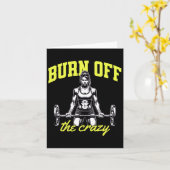 Gewichtszunahme Bodybuilding Muskeln Trainer Spric Karte (Gelbe Blume)