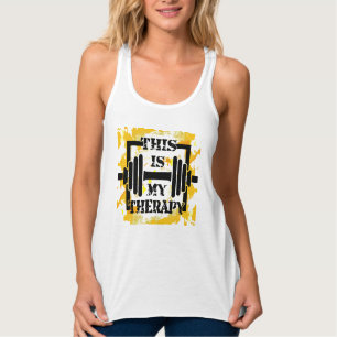 Gewichtszunahme Dies ist meine Therapie # Tank Top