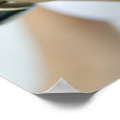 Gewichtszunahme. Frauen heben Knödel. Dieses Poster (Ecke)