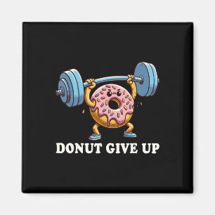 Gewichtszunahme - Funny Fitness Workout Gym Donut  Magnet