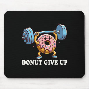 Gewichtszunahme - Funny Fitness Workout Gym Donut Mousepad