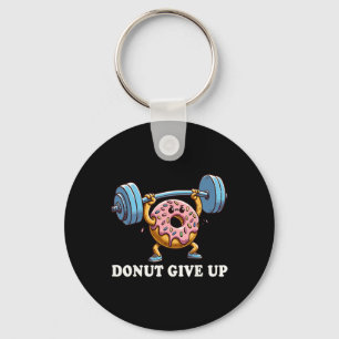 Gewichtszunahme - Funny Fitness Workout Gym Donut  Schlüsselanhänger