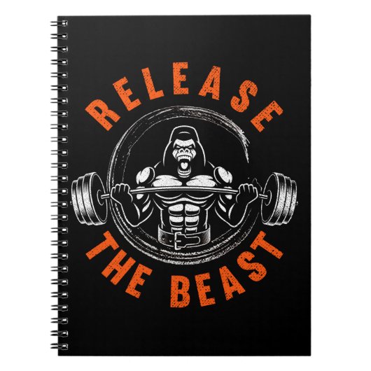 Gewichtszunahme Gorilla-Besetzung Notizblock (Vorderseite)