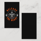 Gewichtszunahme Gorilla-Besetzung Visitenkarte (Vorne/Hinten)