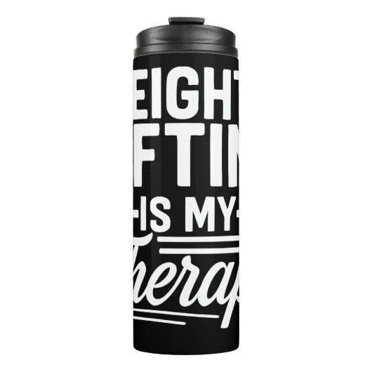 Gewichtszunahme ist meine Therapie Thermosbecher (Vorderseite)