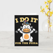 Gewichtszunahme Unicorn Workout Motivation für ein Karte (Gelbe Blume)