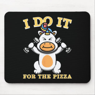 Gewichtszunahme Unicorn Workout Motivation für ein Mousepad