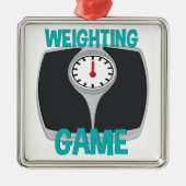 Gewichtungs-Spiel Ornament Aus Metall (Vorne)