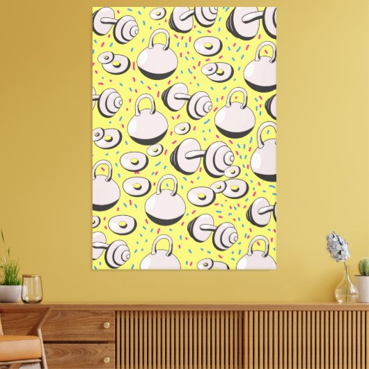 Gewichtungsmuster Leinwanddruck (Insitu (Wohnzimmer))