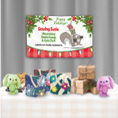 Gewindeschneidung von Eichhörnchen Banner