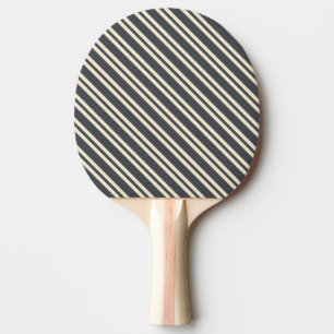 Gewinkelte Twin Stripe Mittelmeer Grau Farbe Tischtennis Schläger