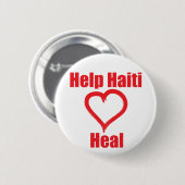 Gewinn für - Hilfe für Haiti Button (Vorne & Hinten)