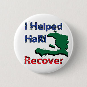 Gewinn für - Ich habe Haiti geholfen Button
