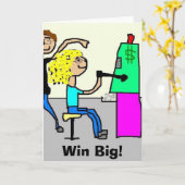 Gewinn groß! karte (Gelbe Blume)