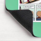 Gewinn in einer flachen Welt! Mousepad (Ecke)