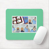 Gewinn in einer flachen Welt! Mousepad (Mit Mouse)