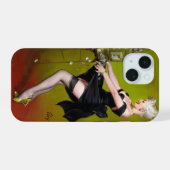 Gewinn Pin Up iPhone 15 Hülle (Rückseite (Horizontal))