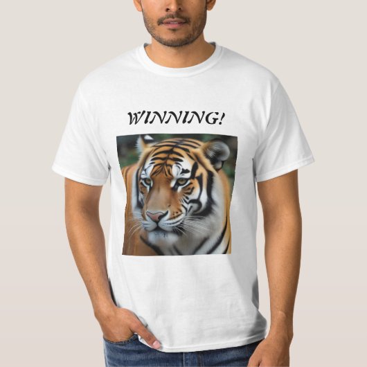 Gewinn! Tiger T-Shirt (Vorderseite)