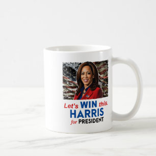 Gewinne diese Harris für Präsidentin Kamala Harris Kaffeetasse