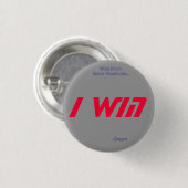 Gewinne ich Knopf Button (Vorne & Hinten)