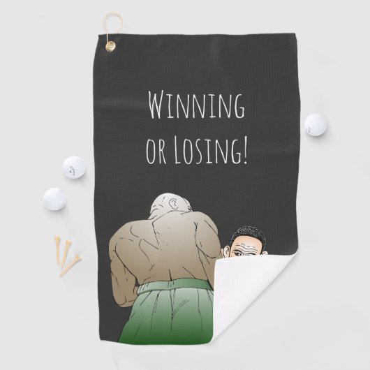 Gewinne oder Verlust Golfhandtuch (Insitu)