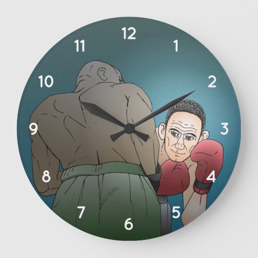 Gewinne oder Verlust Große Wanduhr (Vorderseite)