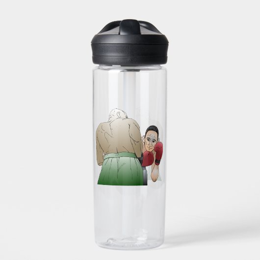 Gewinne oder Verlust Trinkflasche (Vorderseite)