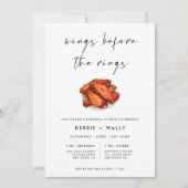 Gewinne vor dem Rings Probe Dinner Einladung (Vorderseite)