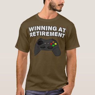 Gewinnen beim Rentner-Videospiel Ruhender Gamer T-Shirt