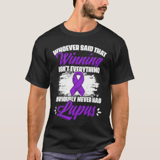 Gewinnen ist nicht alles Lupus Lila Band Lupus T-Shirt