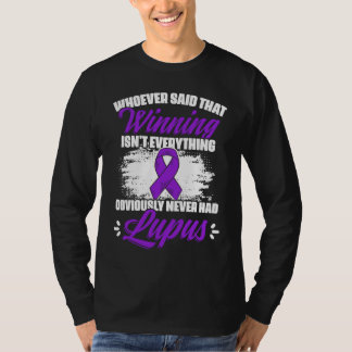Gewinnen ist nicht alles Lupus Lila Band Lupus T-Shirt