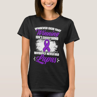 Gewinnen ist nicht alles Lupus Lila Band Lupus T-Shirt