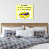 gewinnen! leinwanddruck (Insitu (Schlafzimmer))