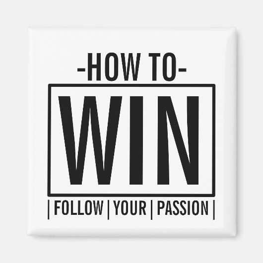 Gewinnen Magnet (Vorne)