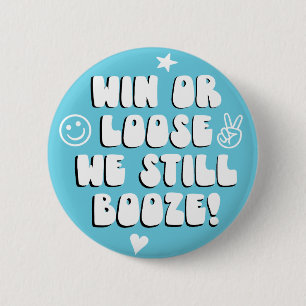 Gewinnen oder Loose wir noch booten Blue Uni Spiel Button