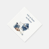 Gewinnen oder Lose Wir Booze Serviette (Ecke)