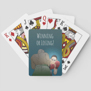 Gewinnen oder Verlieren Spielkarten