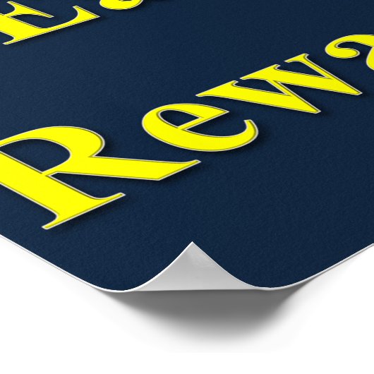 Gewinnen Sie Belohnungen Poster Matte (Ecke)