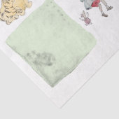 Gewinnen Sie das Pooh Green Karo Tissue Paper Seidenpapier (Ausschnitt)